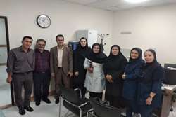 آیین تقدیر از پزشکان کلینیک شهدای سلامت 